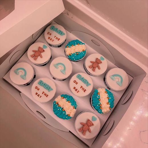 Baby Shower Cupcake Kutusu – Umay Patisserie İzmir